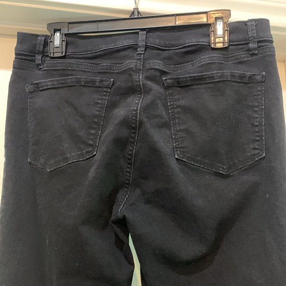 Loft Black Jeans Leggings, Size 32/14 - Picture 7 of 9